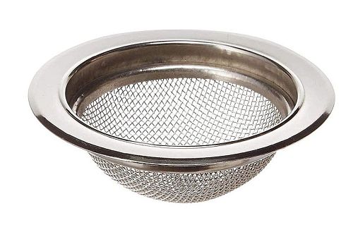 Pack of 1 Stainless Steel Sink Strainer | Sink Drainer for Kitchen (11cm/3 cm) - Multicolor
