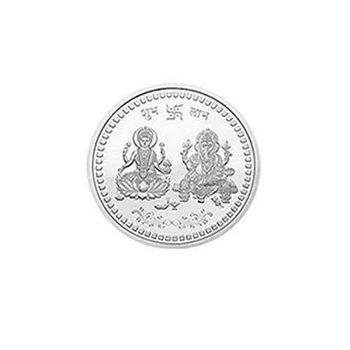 Home/ 1piece Silver Puja Coin Laxmi Ganesh Ji Silver Plated Coin Set For Gift And Pooja - Free size