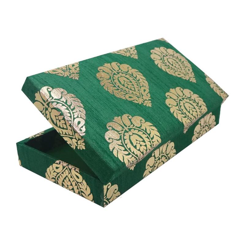 Wooden Decorative Cash Box, Shagun Box, Jewellery Box, Gift Box - Pack of 1 - Multicolor